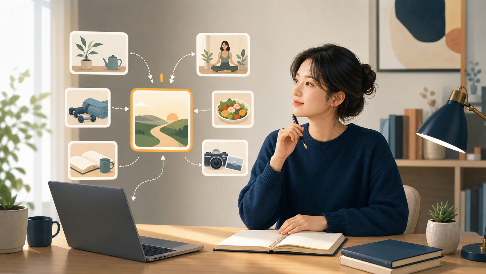 오래 운영할 블로그 주제를 정리하는 초보 블로거